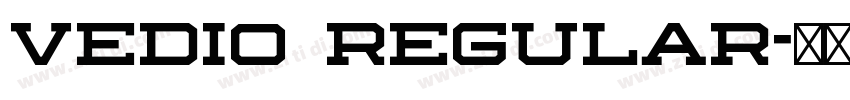 vedio regular字体转换 vedio regular字体转换
